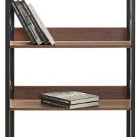 Βιβλιοθήκη Connect Καρυδιά 73x136x35cm