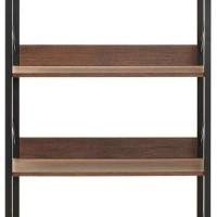 Βιβλιοθήκη Connect Καρυδιά 73x136x35cm