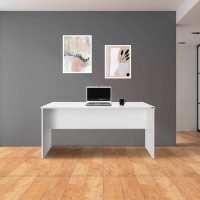 Γραφείο New York Λευκό High gloss 160x75x76cm