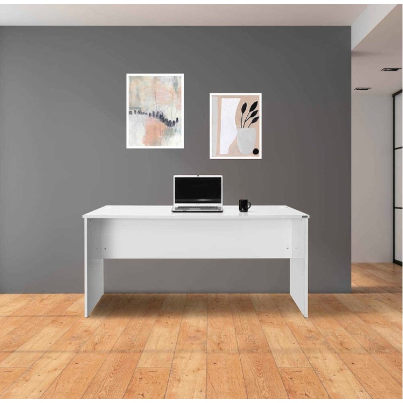 Γραφείο New York Λευκό High gloss 160x75x76cm