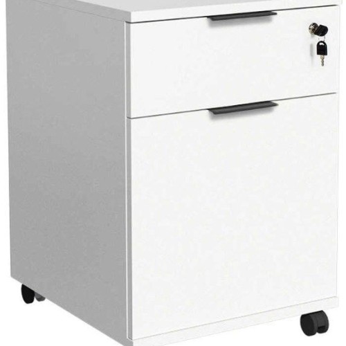 Συρταριέρα γραφείου RKM-311-DD Rio Λευκό 41x61x45cm