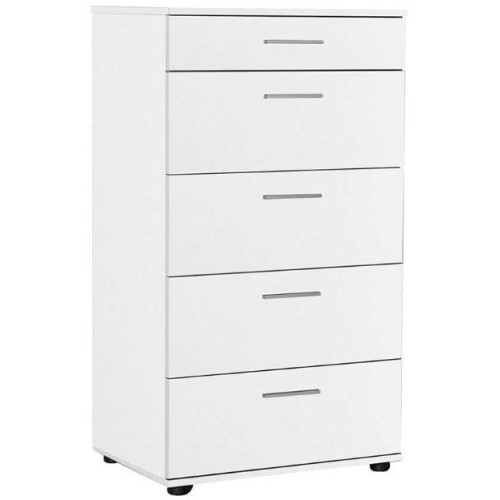Συρταριέρα SFN-550-BB Trendline Λευκή 60x108x44cm