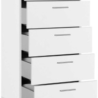 Συρταριέρα Trendline Λευκή 60x108x44cm