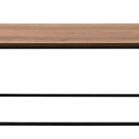 Τραπεζάκι Profil Καρυδί 100x42x60 cm