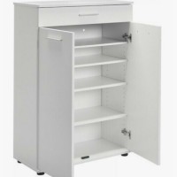 Παπουτσοθήκη Antre-521 Λευκή με συρτάρι 73x108x35cm