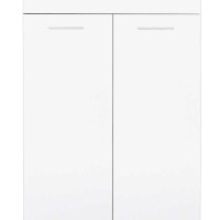 Παπουτσοθήκη Antre-521 Λευκή με συρτάρι 73x108x35cm