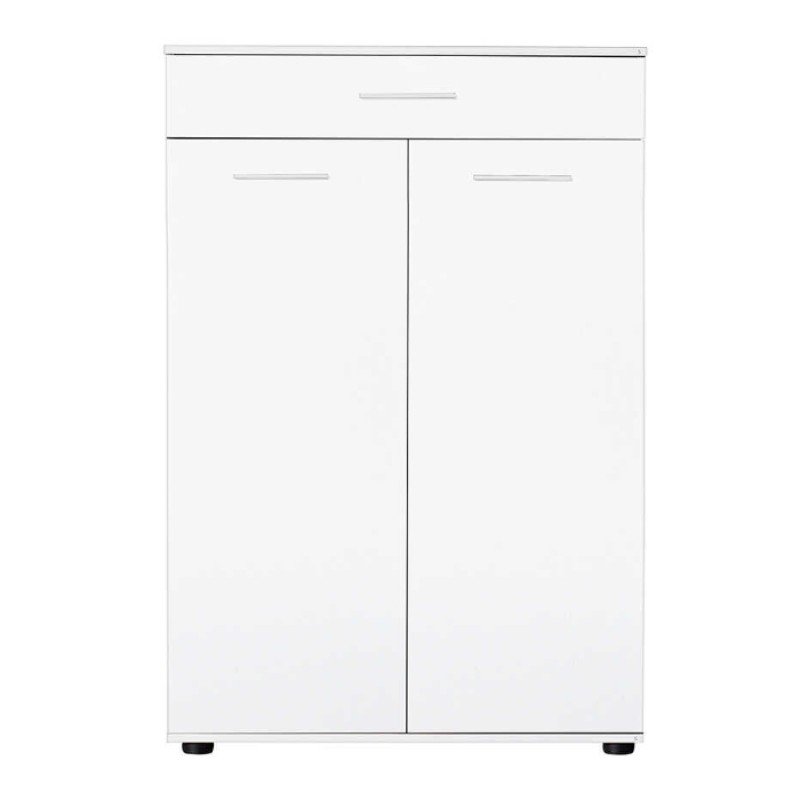 Παπουτσοθήκη Antre-521 Λευκή με συρτάρι 73x108x35cm