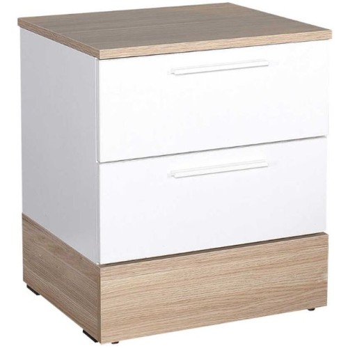 Κομοδίνο KMD-820-MB Base Λευκό 45x52x40cm