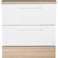 Κομοδίνο Base Λευκό 45x52x40cm