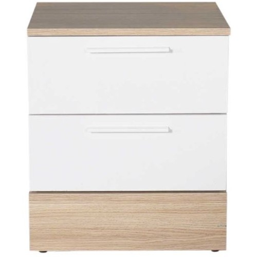 Κομοδίνο KMD-820-MB Base Λευκό 45x52x40cm