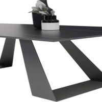 Τραπεζάκι κεραμικό LUKE  Μ110xΠ70xΥ40cm χρώμα Μάρμαρο