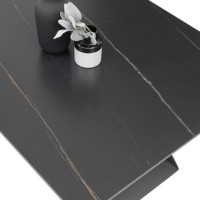 Τραπεζάκι κεραμικό LUKE  Μ110xΠ70xΥ40cm χρώμα Μάρμαρο