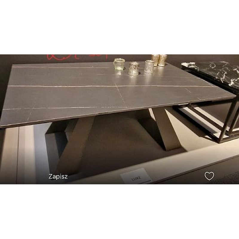 Τραπεζάκι κεραμικό LUKE  Μ110xΠ70xΥ40cm χρώμα Μάρμαρο