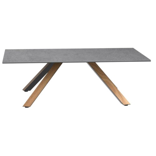 Τραπεζάκι ΜΙΑ κεραμικό γραφίτης 110x70x40cm