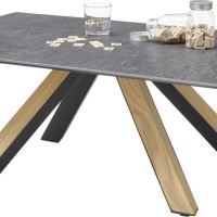 Τραπεζάκι κεραμικό ΜΙΑ γραφίτης 110x70x40cm