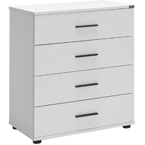 Συρταριέρα SFN-604-BB Λευκή 65x78x41cm