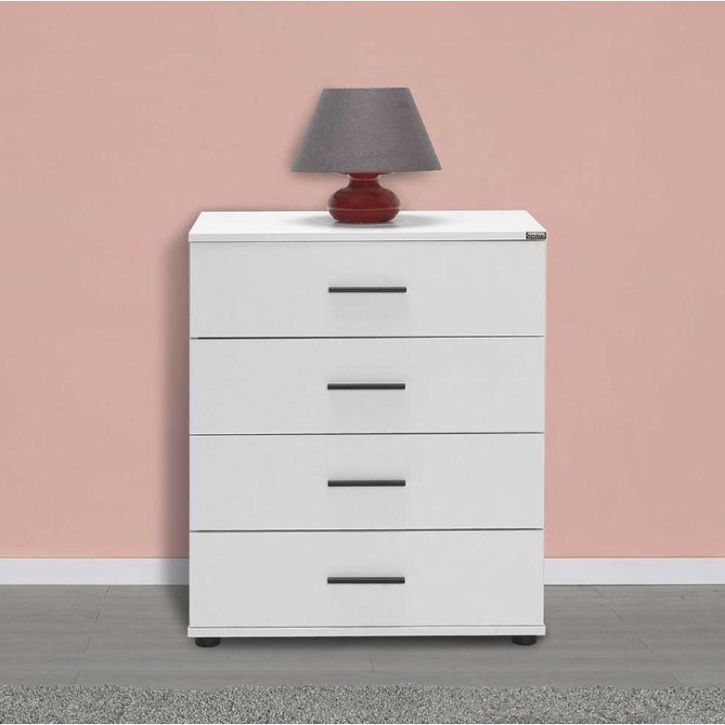 Συρταριέρα white Λευκή 65x78x41cm
