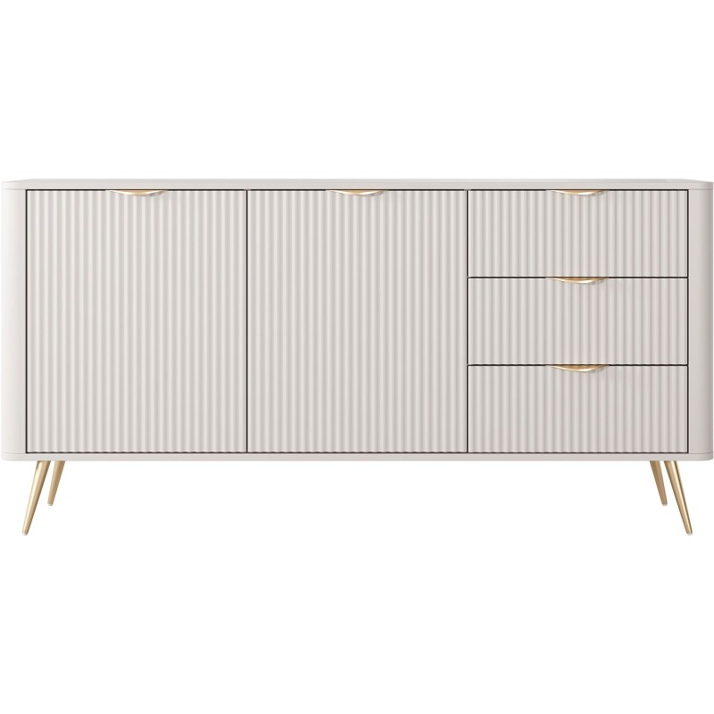 Μπουφές με συρτάρια Lante μπεζ 163x81x38cm