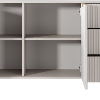 Μπουφές με συρτάρια Lante μπεζ 163x81x38cm