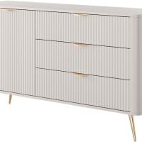 Μπουφές με συρτάρια Lante μπεζ 138x81x38cm