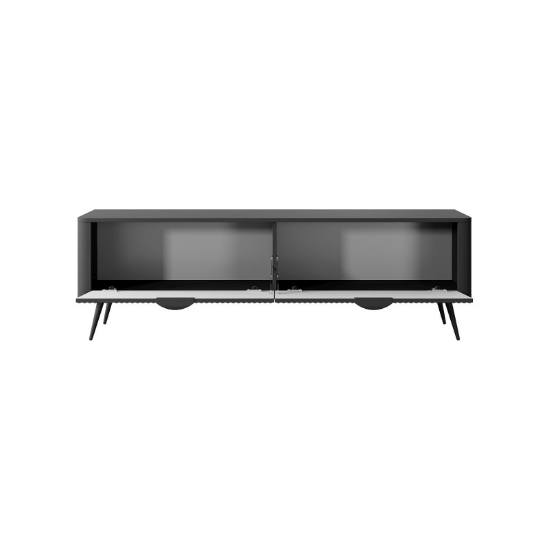 Έπιπλο τηλεόρασης Lante Ανθρακί 163x51x38cm
