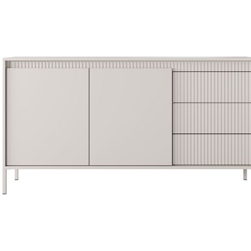 Μπουφές Senso με συρτάρια μπεζ 153x81x40cm
