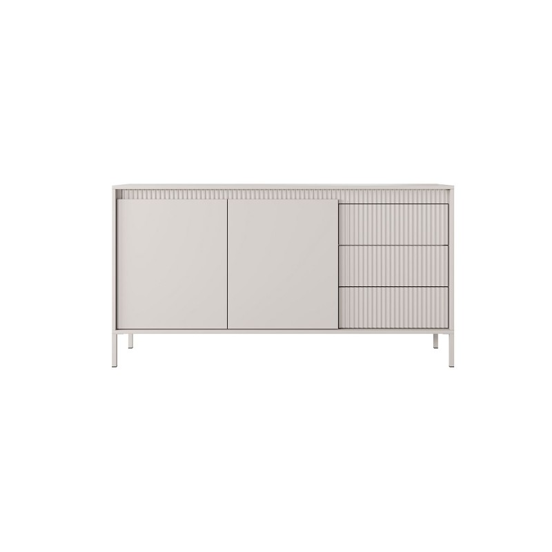 Μπουφές με συρτάρια Senso μπεζ 153x81x40cm
