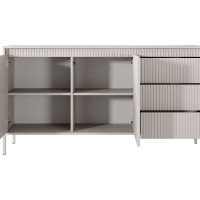 Μπουφές με συρτάρια Senso μπεζ 153x81x40cm