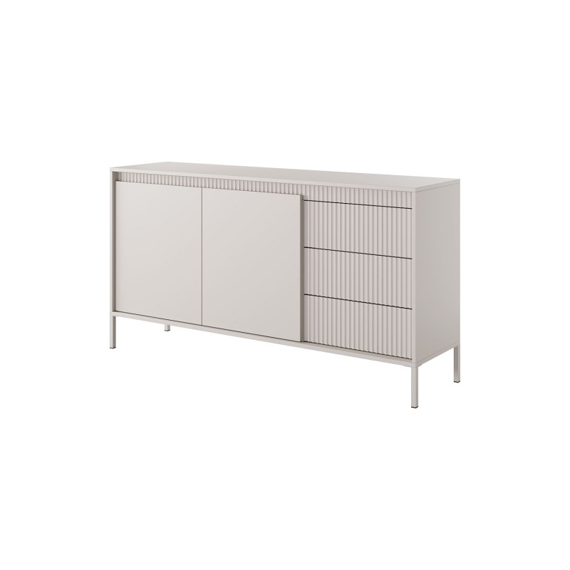 Μπουφές με συρτάρια Senso μπεζ 153x81x40cm
