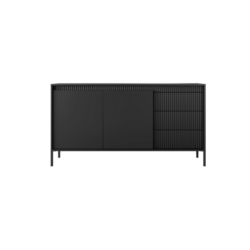 Μπουφές με συρτάρια Senso Ανθρακί 153x81x40cm