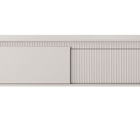 Έπιπλο τηλεόρασης Senso μπεζ 153x54x40cm