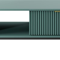 Τραπεζάκι Nova Πράσινο + μαύρο 104x68x46cm