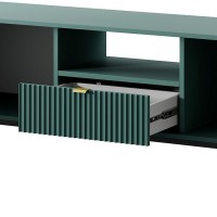 Έπιπλο τηλεόρασης Nova Πράσινο + Ανθρακί 154x39x56cm