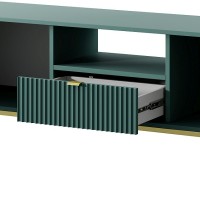 Έπιπλο τηλεόρασης Nova Πράσινο + χρυσό 154x39x56cm