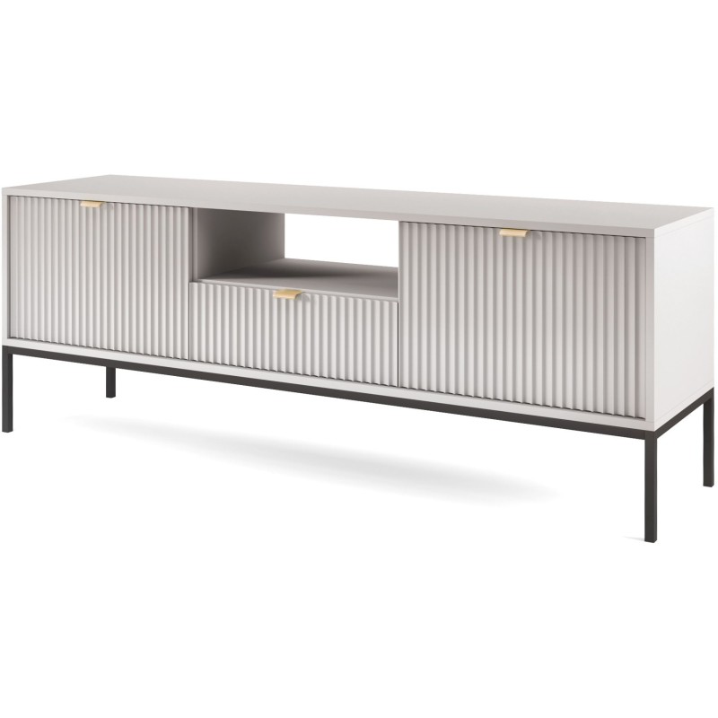 Έπιπλο τηλεόρασης Nova Γκρι + Μαύρο 154x39x56cm