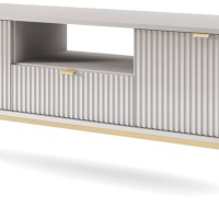 Έπιπλο τηλεόρασης Nova Γκρι + Χρυσό 154x39x56cm