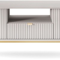 Έπιπλο τηλεόρασης Nova Γκρι + Χρυσό 154x39x56cm