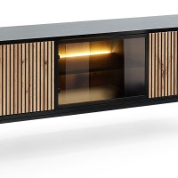 Έπιπλο τηλεόρασης Sento ανθρακί 154x39x56cm