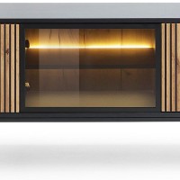 Έπιπλο τηλεόρασης Sento ανθρακί 154x39x56cm
