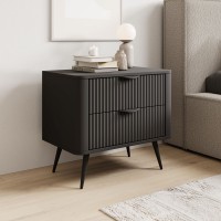 Κομοδίνο Lante Ανθρακί 63x55x38cm