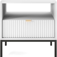 Κομοδίνο Nova Λευκό 54x56x39cm