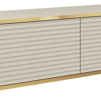 Κρεμαστό έπιπλο τηλεόρασης ORO_MDF Μπεζ 135x30x32cm