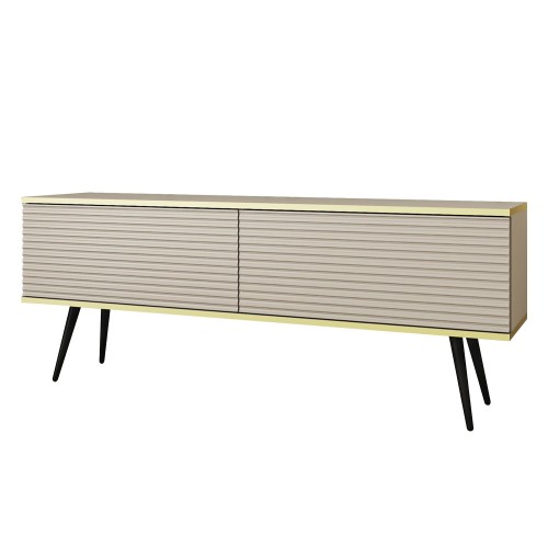 Έπιπλο τηλεόρασης ORO_MDF Μπεζ 135x53x32cm
