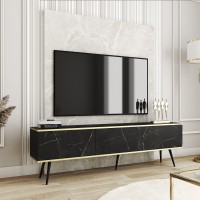 Έπιπλο τηλεόρασης ORO  Μάρμαρο 175x53x32cm