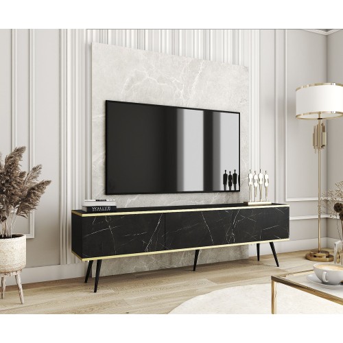 Έπιπλο τηλεόρασης ORO  Μάρμαρο 175x53x32cm