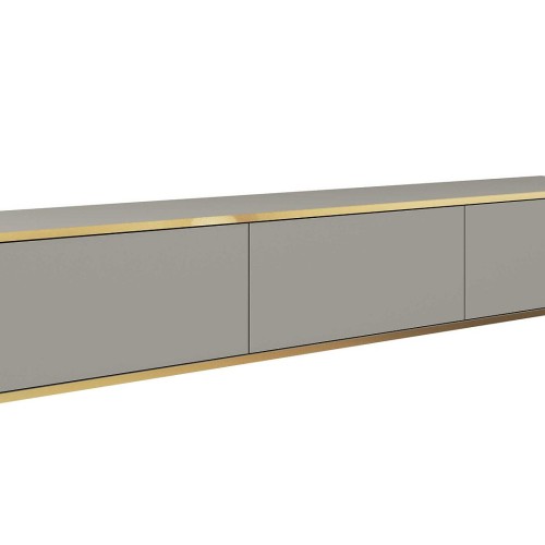 Έπιπλο τηλεόρασης ORO επιτοίχιο γκρι 175x30x32cm