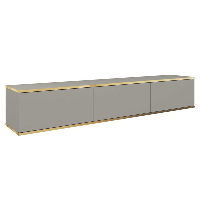 Κρεμαστό έπιπλο τηλεόρασης ORO γκρι 175x30x32cm