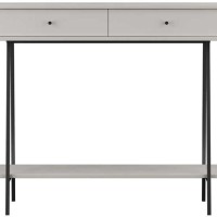 Κονσόλα Elite 702 Λευκό Μινκ 100x89x41cm