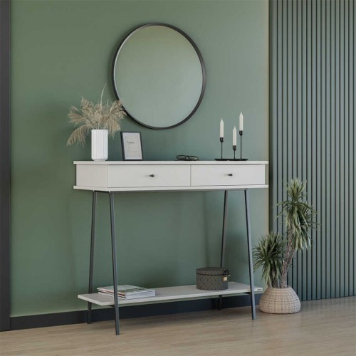 Κονσόλα DRE-702-VE Elite Λευκό Μινκ 100x89x41cm