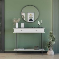Κονσόλα Elite 702 Λευκό Μινκ 100x89x41cm